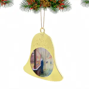 Kebab For Two Christmas Bell Pendant