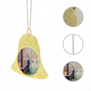 Kebab For Two Christmas Bell Pendant