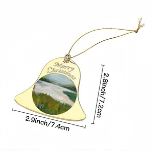 Lake Christmas Bell Pendant