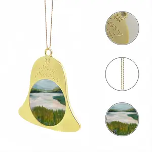 Lake Christmas Bell Pendant