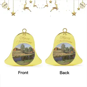 Autumn Landscape Christmas Bell Pendant