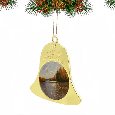 Autumn On Volga Christmas Bell Pendant