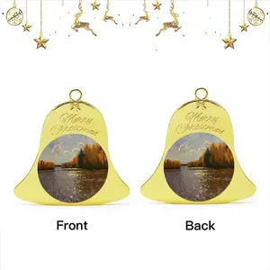 Autumn On Volga Christmas Bell Pendant