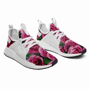 Men Pink Climbing Roses NM-2 Popcorn Shoes