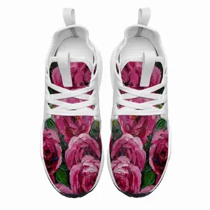 Men Pink Climbing Roses NM-2 Popcorn Shoes