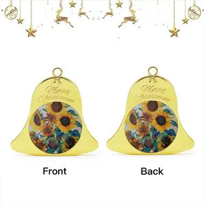 The Sunflowers Christmas Bell Pendant