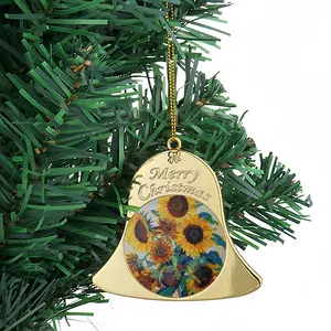 The Sunflowers Christmas Bell Pendant