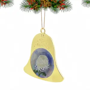 Chrysanthemum Christmas Bell Pendant