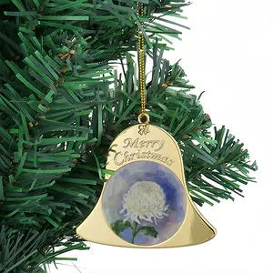 Chrysanthemum Christmas Bell Pendant