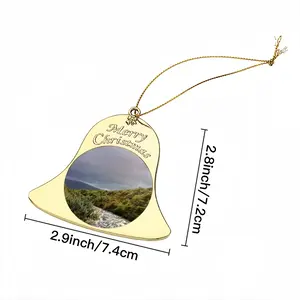 A Wintery Kildonan Burn Christmas Bell Pendant