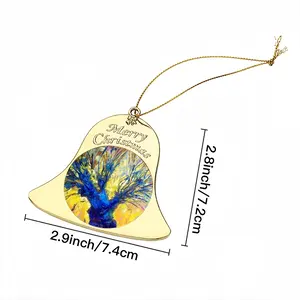 Lucky Tree Gift Idea Christmas Bell Pendant