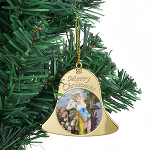 Aphrodite Prints Christmas Bell Pendant