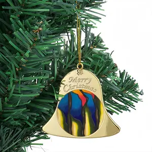 My Hokusai 3 Christmas Bell Pendant