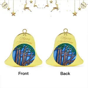 Cypress Christmas Bell Pendant