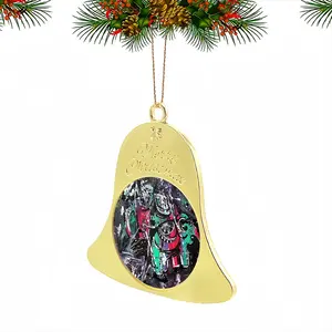 Festival Of Color Christmas Bell Pendant