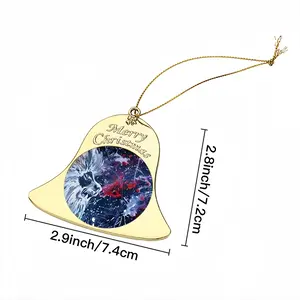 Mystic Royalty Christmas Bell Pendant