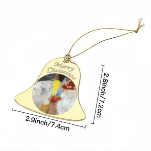 Heart Christmas Bell Pendant