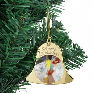 Heart Christmas Bell Pendant