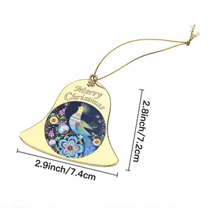 Alpine Spring Melody Christmas Bell Pendant