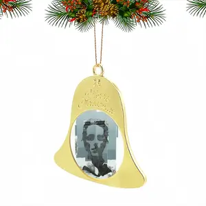 Grunge Christmas Bell Pendant