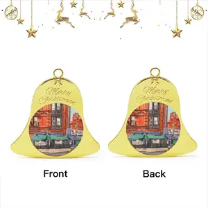 Greenwich Village New York City Christmas Bell Pendant