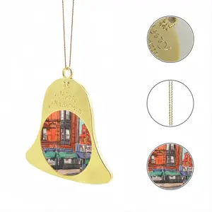 Greenwich Village New York City Christmas Bell Pendant