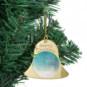 Blue Moon Christmas Bell Pendant