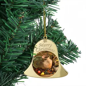 Ceramic Tableware Christmas Bell Pendant