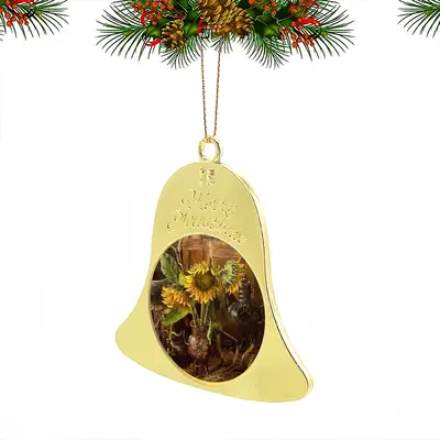 My Sunflowers Christmas Bell Pendant