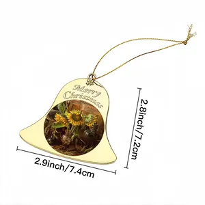 My Sunflowers Christmas Bell Pendant