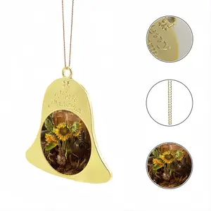 My Sunflowers Christmas Bell Pendant