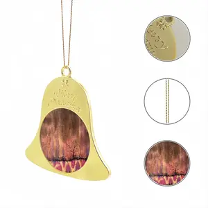 Chocolate Sunrise Christmas Bell Pendant