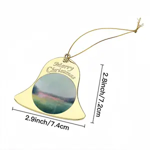 One Misty Morning Christmas Bell Pendant