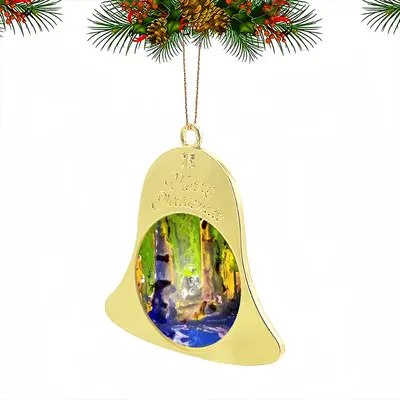 Ruins Christmas Bell Pendant