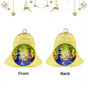 Ruins Christmas Bell Pendant