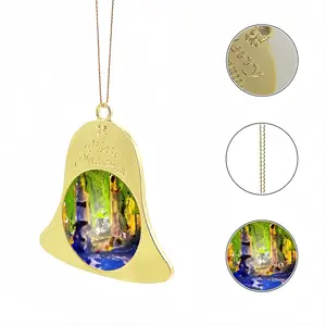 Ruins Christmas Bell Pendant