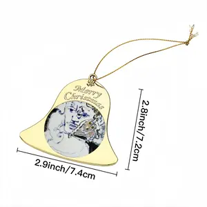 Hold My Hand Said The Butterfly Christmas Bell Pendant