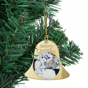 Hold My Hand Said The Butterfly Christmas Bell Pendant