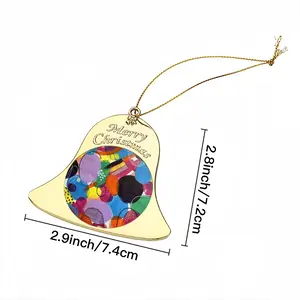 Circle Christmas Bell Pendant