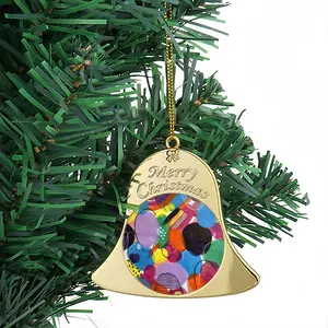 Circle Christmas Bell Pendant