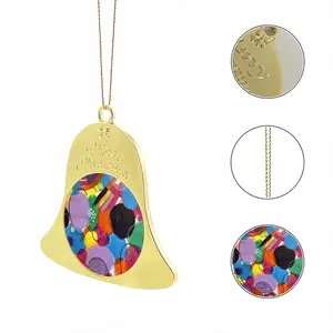 Circle Christmas Bell Pendant