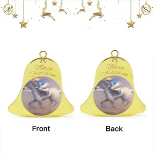 Horse Racing Christmas Bell Pendant