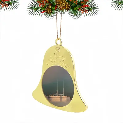 Sailboats D Christmas Bell Pendant