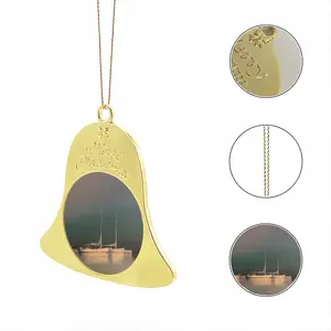 Sailboats D Christmas Bell Pendant