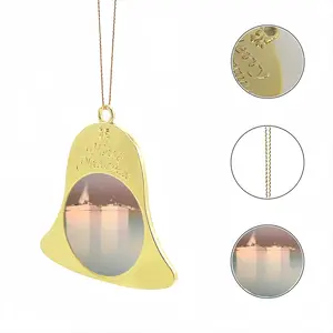 Sailboat And Boats Anchored Christmas Bell Pendant