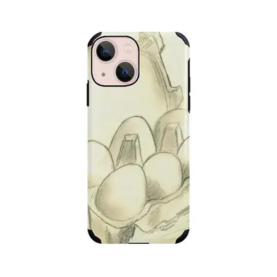 6 Eier Im Karton Six Eggs In The Cardboard iPhone13 Mini Phone Case (Leather)