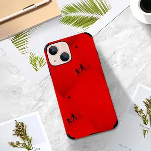 Deep Red (Decomposition) iPhone13 Mini Phone Case (Leather)