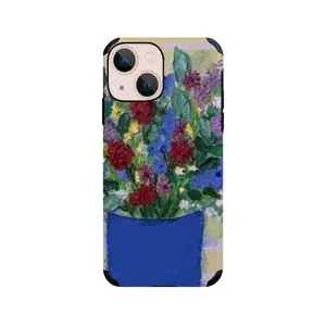 Blue Vase iPhone13 Mini Phone Case (Leather)