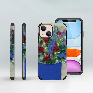 Blue Vase iPhone13 Mini Phone Case (Leather)