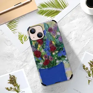 Blue Vase iPhone13 Mini Phone Case (Leather)